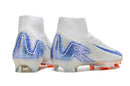 Chuteira Nike Air Zoom Mercurial Superfly 10 Elite Campo - Branco/Azul