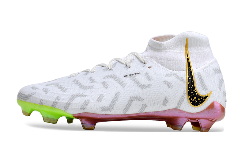 Chuteira Nike Phantom Luna Elite Campo / Branca Geométrico