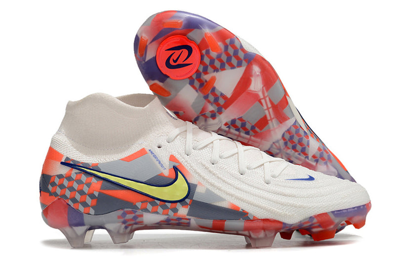 Chuteira Nike Phantom Luna Elite Campo / Branco Geométrico