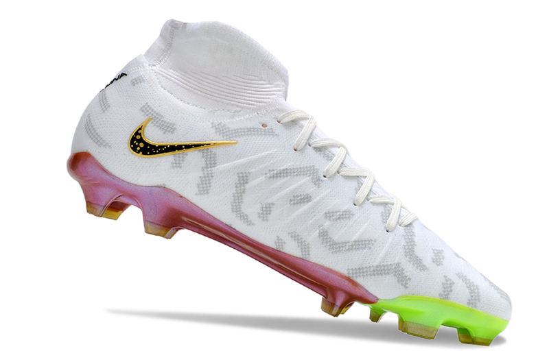 Chuteira Nike Phantom Luna Elite Campo / Branca Geométrico