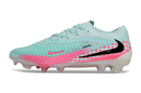 Chuteira Nike Phantom 6 Elite Low FG - Verde Claro e Rosa
