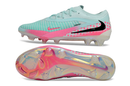 Chuteira Nike Phantom 6 Elite Low FG - Verde Claro e Rosa