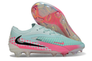 Chuteira Nike Phantom 6 Elite Low FG - Verde Claro e Rosa