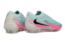 Chuteira Nike Phantom 6 Elite Low FG - Verde Claro e Rosa