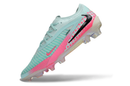 Chuteira Nike Phantom 6 Elite Low FG - Verde Claro e Rosa