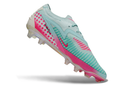 Chuteira Nike Phantom 6 Elite Low FG - Verde Claro e Rosa