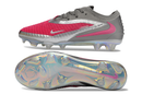 Chuteira Nike Phantom 6 Elite Low FG - Rosa e Prata Metálico