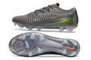 Chuteira Nike Phantom 6 Elite Low FG - Cinza, Laranja e Verde