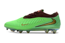 Chuteira Nike Phantom 6 Elite Low FG - Verde e Marrom