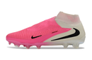 Chuteira Nike Phantom GX Elite FG - Rosa e Branco