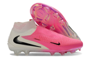 Chuteira Nike Phantom GX Elite FG - Rosa e Branco