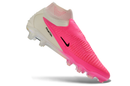 Chuteira Nike Phantom GX Elite FG - Rosa e Branco