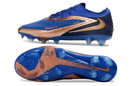 Chuteira Nike Phantom 6 Elite Low FG - Azul e Bronze