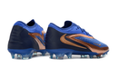 Chuteira Nike Phantom 6 Elite Low FG - Azul e Bronze