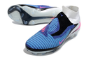 Chuteira Nike Phantom 6 Elite High FG - Azul, Branca e Rosa