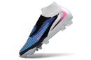 Chuteira Nike Phantom 6 Elite High FG - Azul, Branca e Rosa
