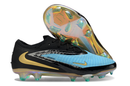 Chuteira Nike Phantom 6 Elite FG - Azul, Preta e Dourada