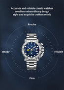 Relógio Masculino CRRJU Sport Chronograph  Top Marca Luxo   À Prova D'água