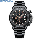 Relógio Masculino CRRJU Sport Chronograph  Top Marca Luxo   À Prova D'água
