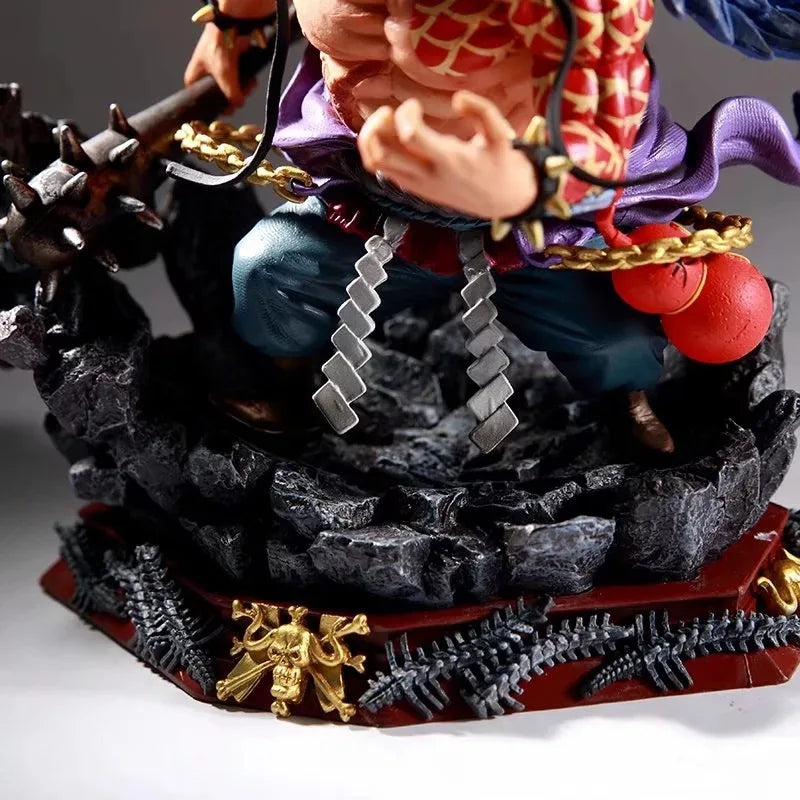 Action Figures Anime One Piece Tamanho Grande Kaido Quatro Imperadores 24 cm