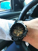 Relógio mecânico esportivo esqueleto automático Winner