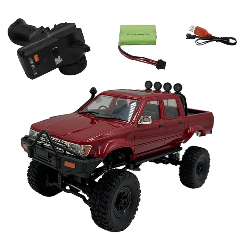 Carro de escalada para adultos, veículo off-road, picape retrô
