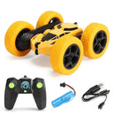 Carro de acrobacias, flip de dupla face, controle remoto 2.4G, rotação de 360 graus, off-road, drift,