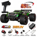 85 km/h carro de controle remoto de alta velocidade sem escova 4x4 off-road drift carro de corrida profissional