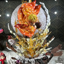 Action figures de 51 cm Demon Slayer Agatsuma Zenitsu, modelo de coleção de bonecas de pvc, decoração de quarto luminosa