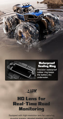 Carro de Controle Remoto  À Prova D'Água Carro de Acrobacias Anfíbio Caminhão Todo-o-Terreno