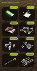 Carro de controle remoto 4x4 Super Brushless  Carro Off-Road de Alta Velocidade