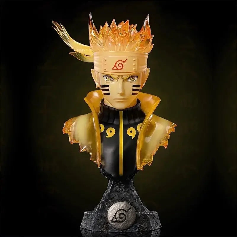 Action Figures Naruto Uchiha Sasuke Namikaze Minato Uchiha Obito Tsunade Estátua Coleção