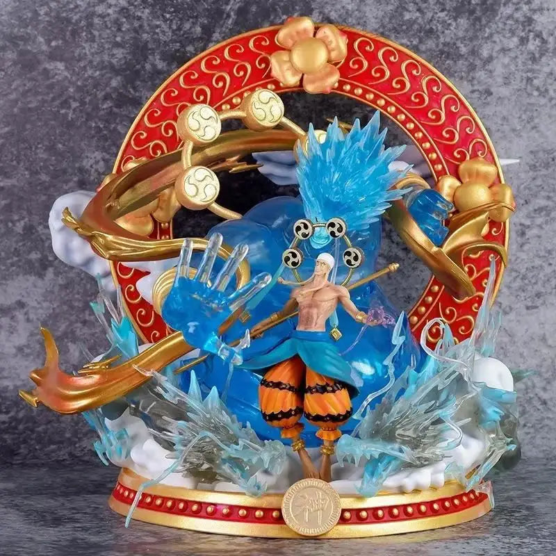Action Figures 30cm One Piece Thor Enel GK, estátua de mangá