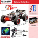 PRO/MAX  Motor 2.4Ghz Carro Remoto 80KM/H Carro de Corrida de Drift de Alta Velocidade Profissional