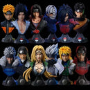 Action Figures Naruto Uchiha Sasuke Namikaze Minato Uchiha Obito Tsunade Estátua Coleção