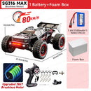 PRO/MAX  Motor 2.4Ghz Carro Remoto 80KM/H Carro de Corrida de Drift de Alta Velocidade Profissional