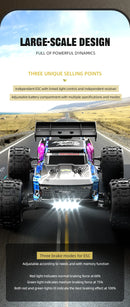 Carro de controle remoto 4x4 Super Brushless  Carro Off-Road de Alta Velocidade