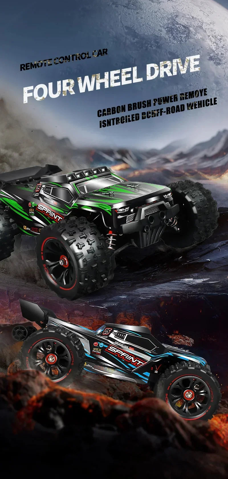 85 km/h ou 50 km/h 4WD RC carro com controle remoto LED carros de alta velocidade drift monstro 4x4 caminhão