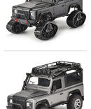 Carro de controle remoto de escalada real com câmera Rc Car Off Road 4x4 Land Rover Defender D90 Modelo Rc Veículo Off-Road