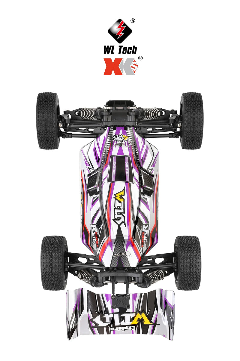 Carro de Corrida 60Km Controle Remoto Alta Velocidade Off-Road Drift Absorção de Choque