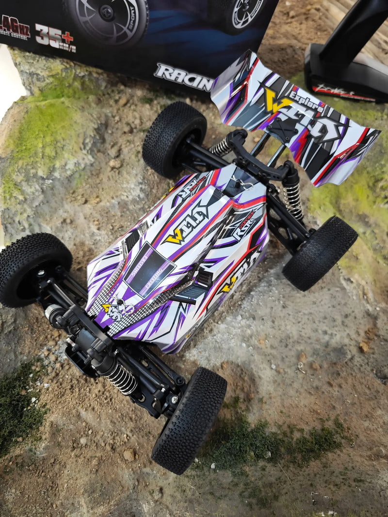 Carro de Corrida 60Km Controle Remoto Alta Velocidade Off-Road Drift Absorção de Choque
