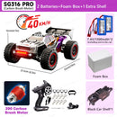 PRO/MAX  Motor 2.4Ghz Carro Remoto 80KM/H Carro de Corrida de Drift de Alta Velocidade Profissional