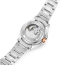 Relógio masculino automático luxuoso, mostrador luminoso com céu estrelado, movimento turbilhão elegante não requer bateria