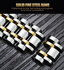 Relógio Masculino Top Luxo Aço Inoxidável Casual