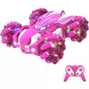 veículo de controle remoto Spider, truque de controle remoto de dupla face, rotação de 360 graus, tração nas quatro rodas