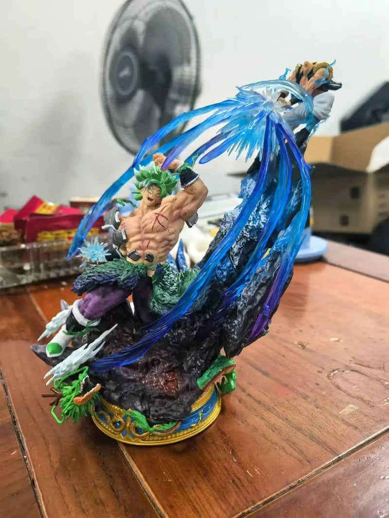 Dragon Ball Broly Gogeta action figure Broly Vs Gogeta 23 cm Modelo de Estatueta de PVC Coleção