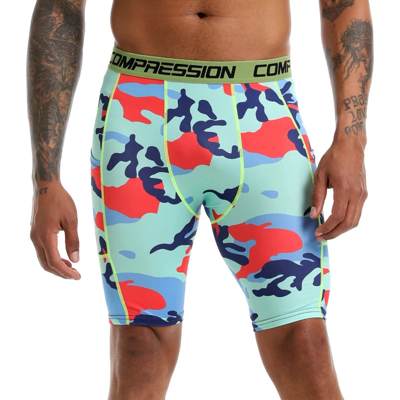 Calções de compressão desportivos