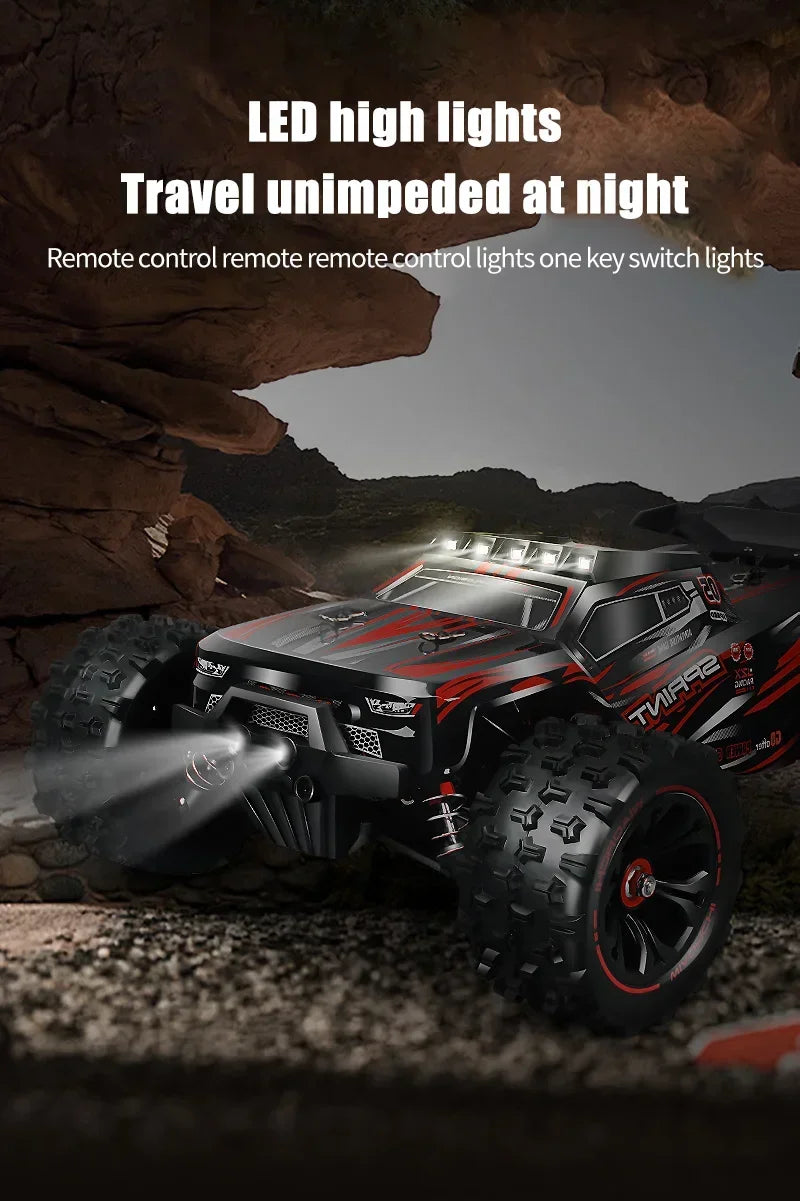 85 km/h carro de controle remoto de alta velocidade sem escova 4x4 off-road drift carro de corrida profissional