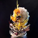 Action figures de 51 cm Demon Slayer Agatsuma Zenitsu, modelo de coleção de bonecas de pvc, decoração de quarto luminosa