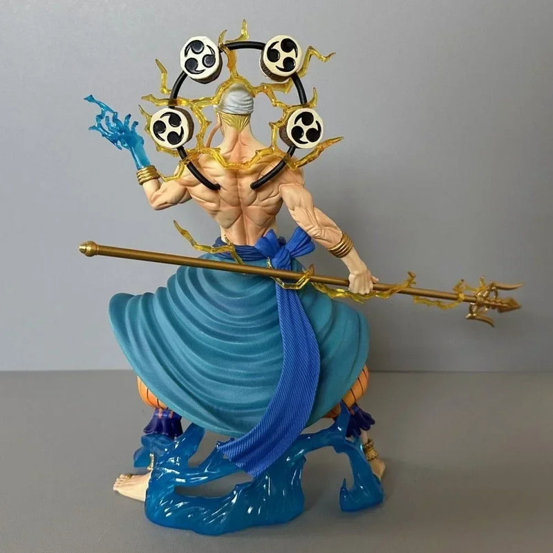 Action Figures 30cm One Piece Thor Enel GK, estátua de mangá